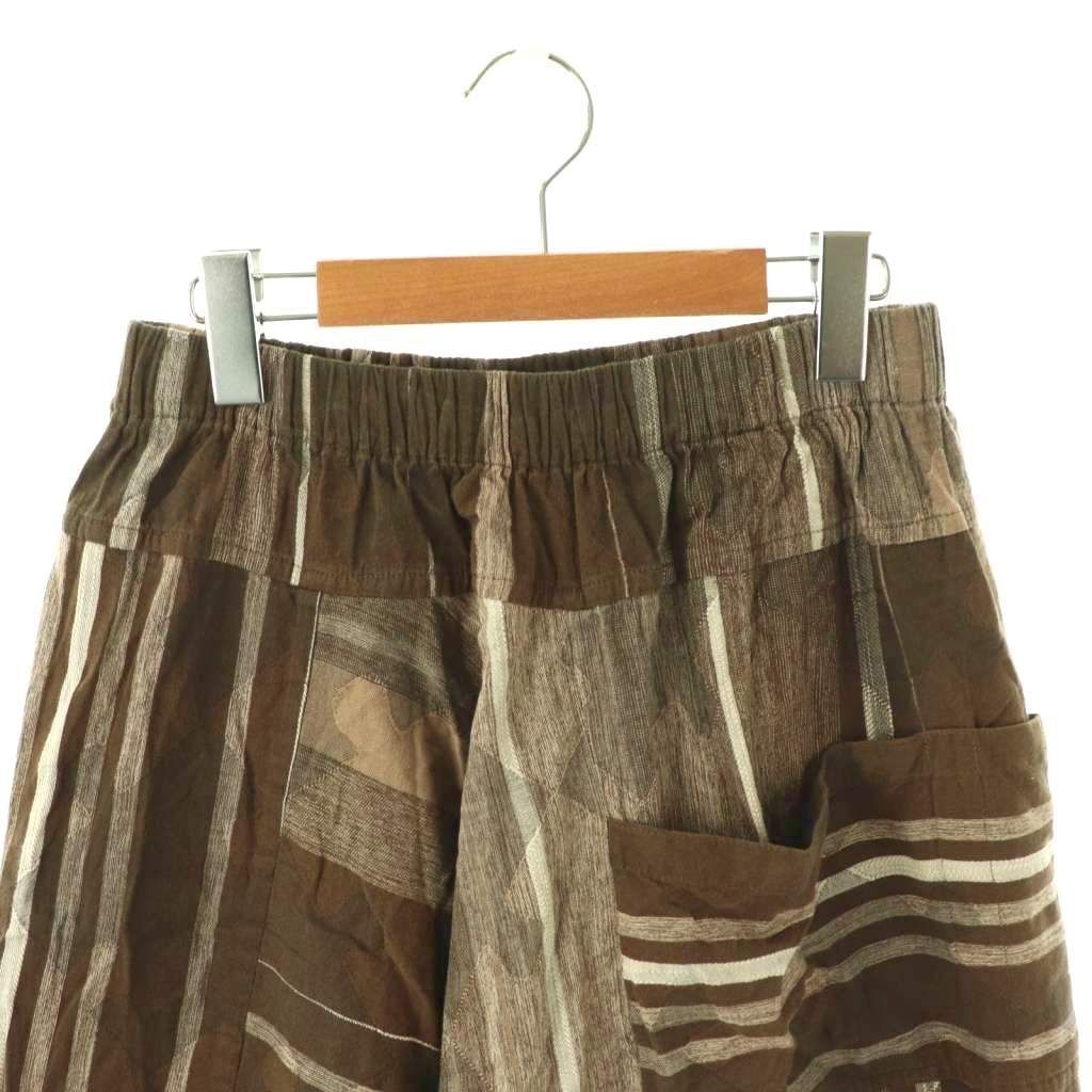 tamaki niime タマキニイメ★サルエルパンツ 玉木新雌 タマキニイメ tamaki niime サルエルパンツ ブラウン /ES