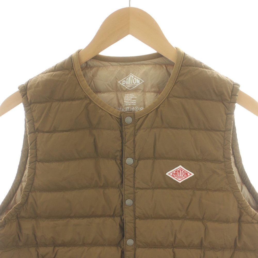 ダントン DANTON クルーネックインナー ダウンベスト Crew Neck Inner