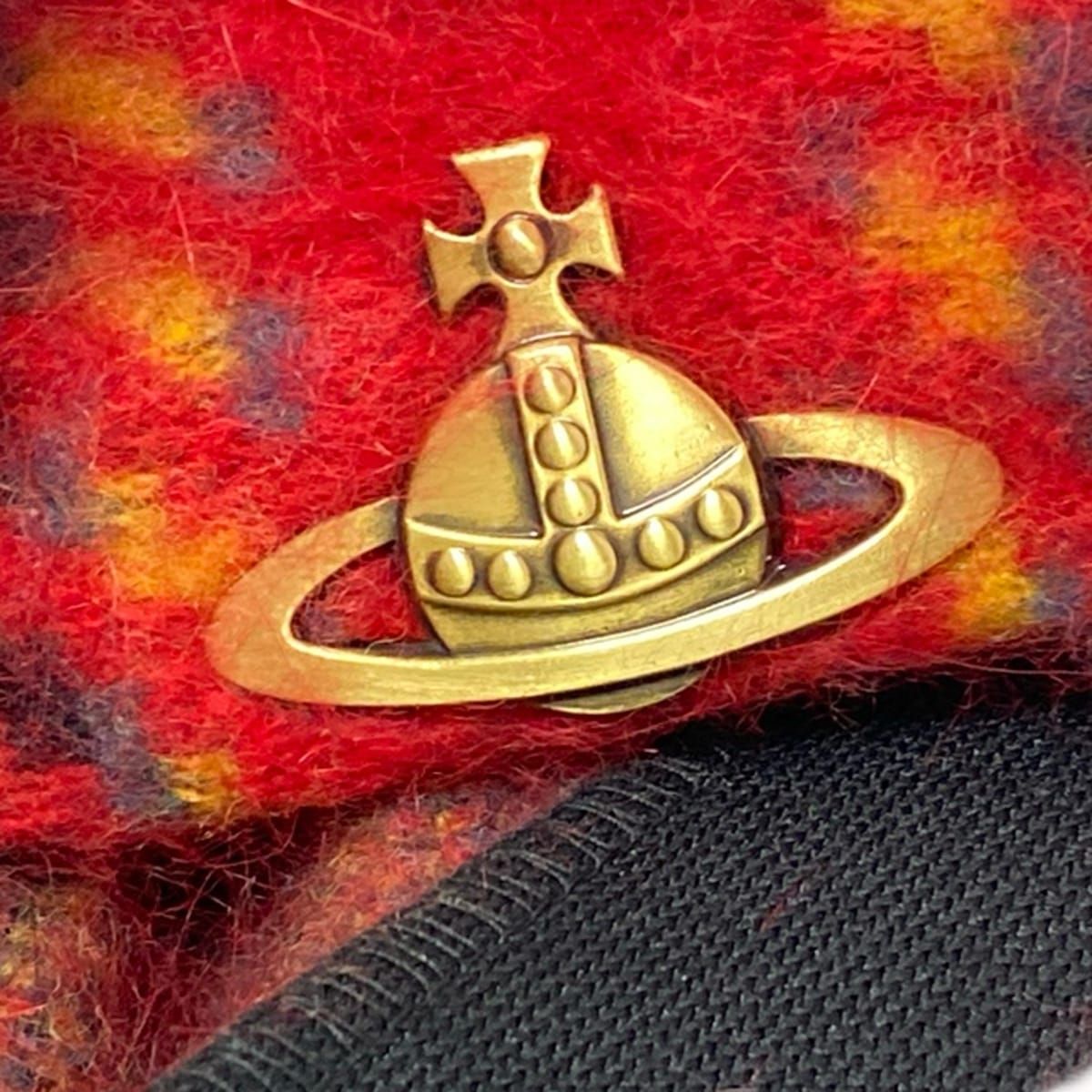 ヴィヴィアンウエストウッドアクセサリーズ 帽子 M - レッド×黒×マルチ