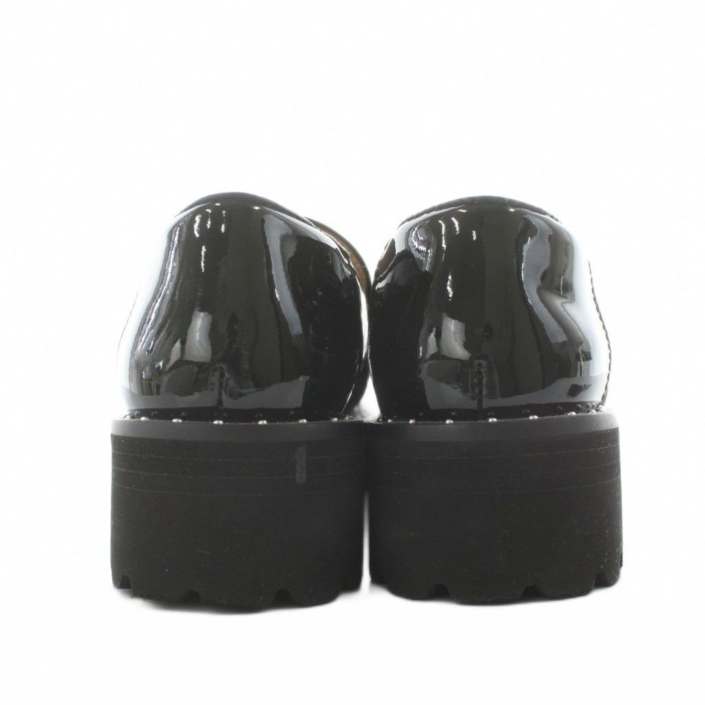 モードエジャコモ Mode et Jacomo 厚底ビジューバックルローファー