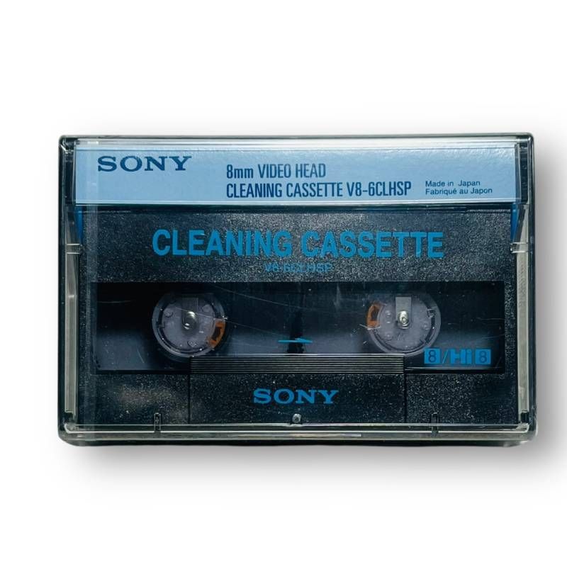 SONY 8mm/Hi8 ビデオヘッドクリーニングカセット V8-6CLHSP 非売品 未