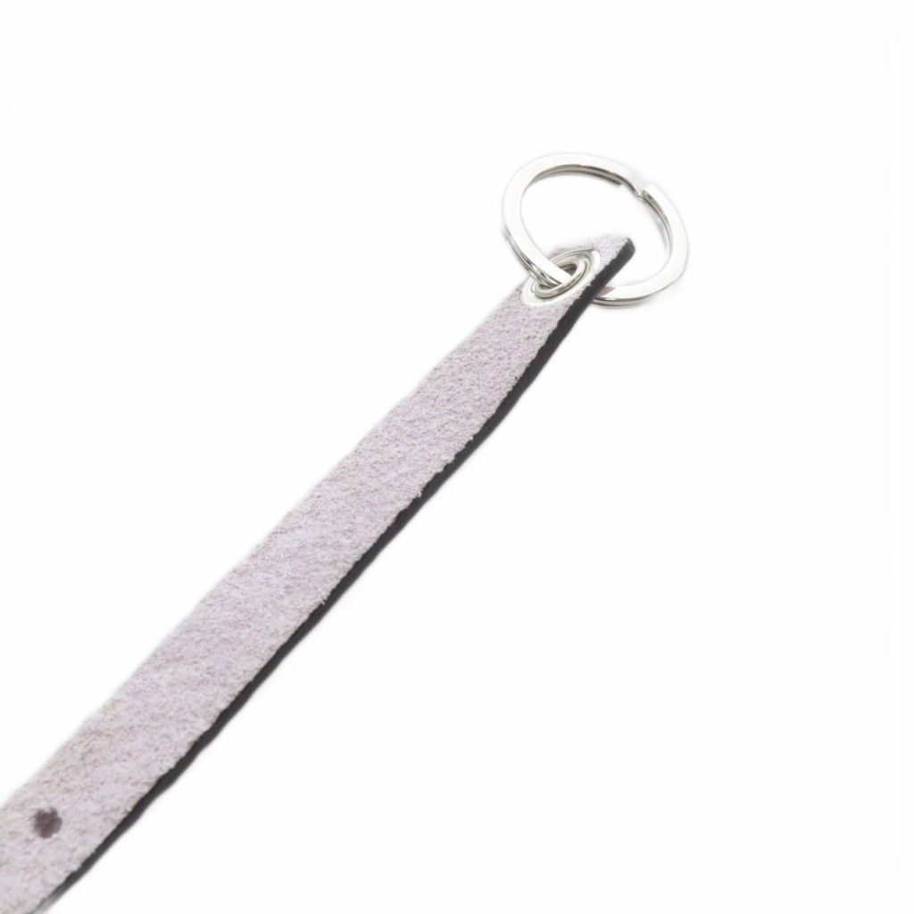 エルベシャプリエ Herve Chapelier レザーキーホルダー ピンク 107LTR