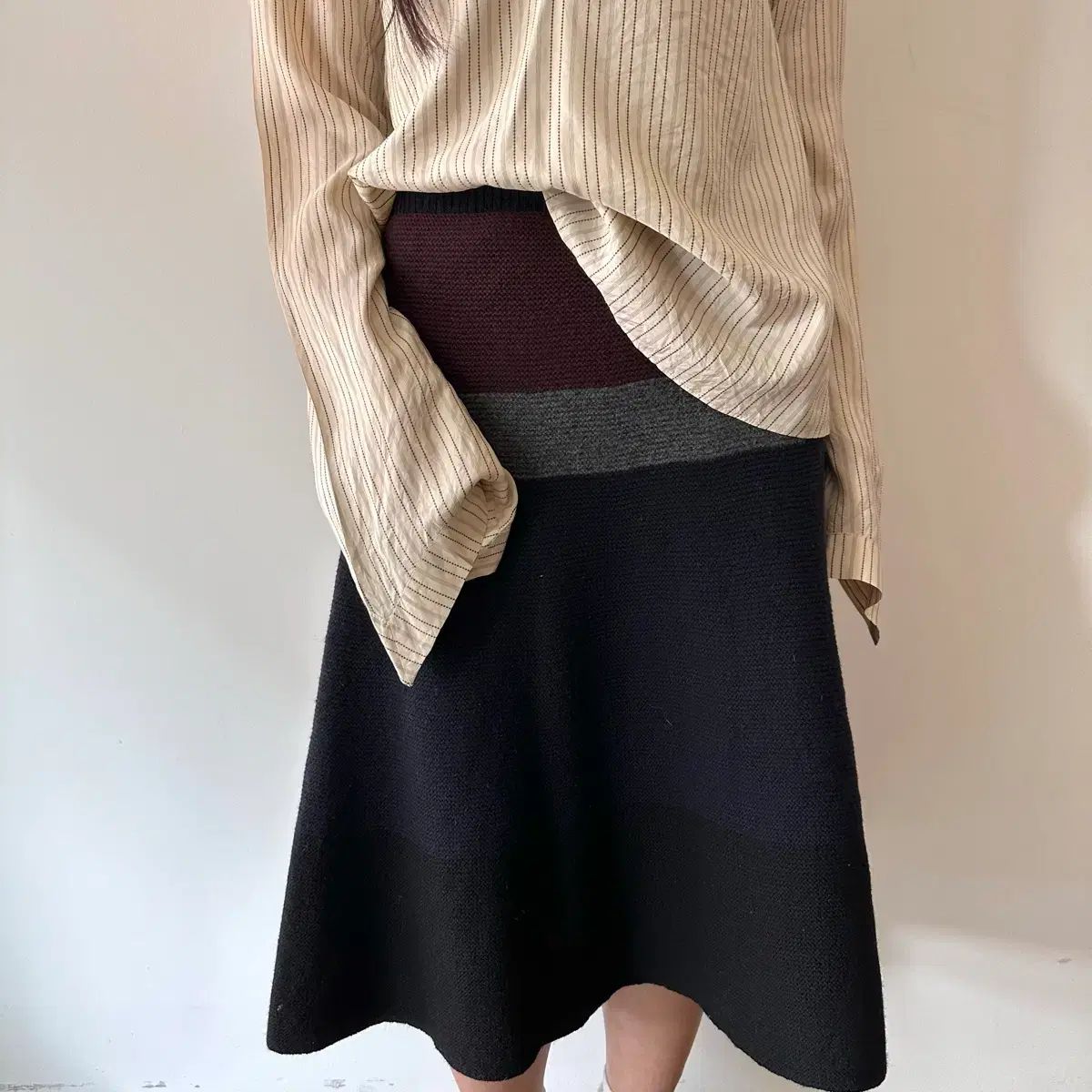 ツモリチサト tsumori chisato ニット スカート - メルカリ