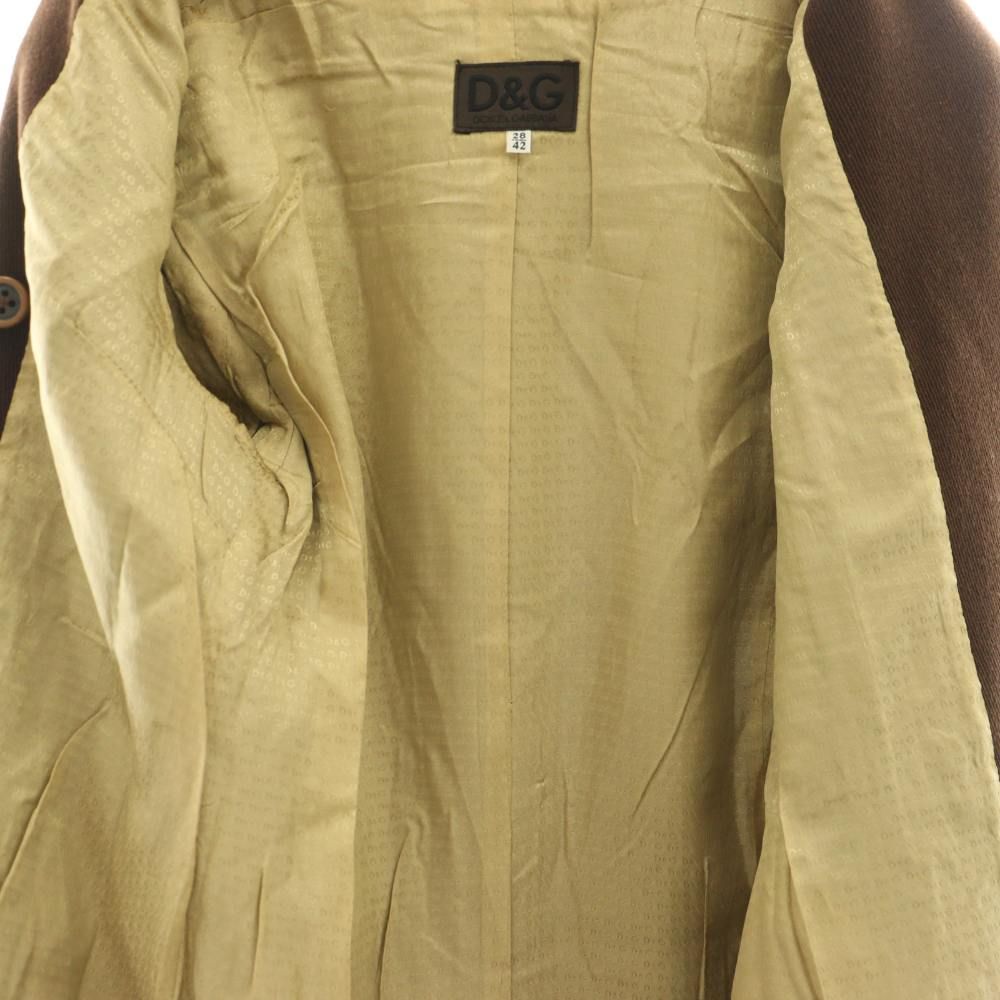 ディー&ジー ドルガバ ドルチェ&ガッバーナ D&G ウールダブルボタン