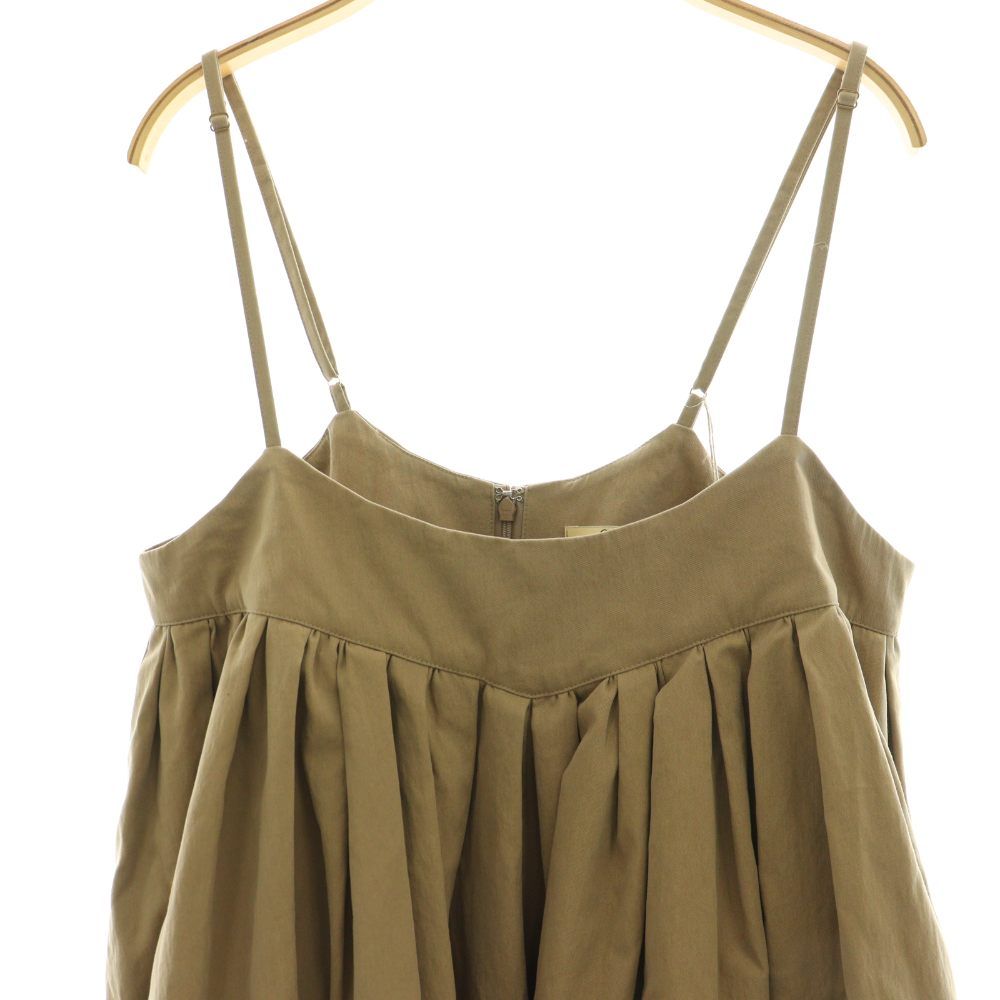 カレンソロジー Curensology コットンナイロンタックワンピース キャミ