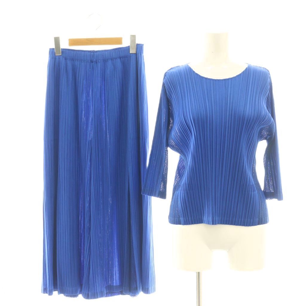 プリーツプリーズ PLEATS PLEASE FLICK ブラウス パンツ セットアップ