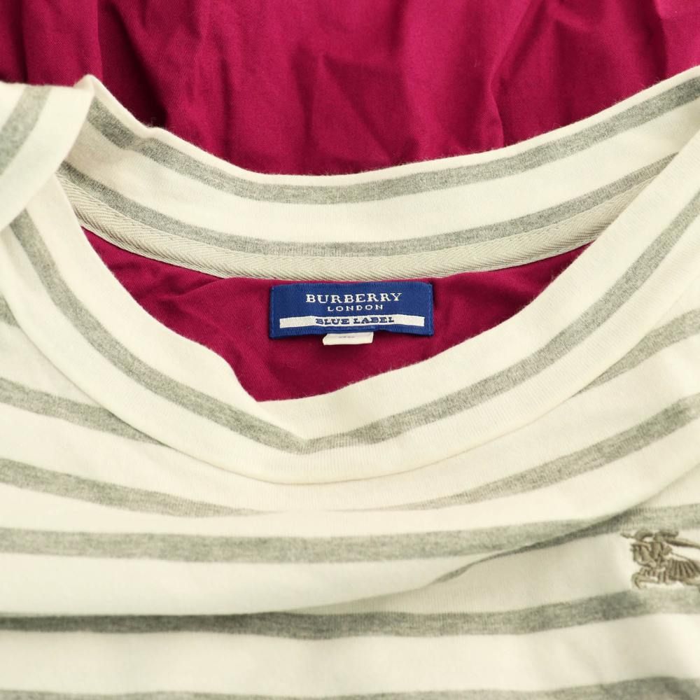 バーバリーブルーレーベル BURBERRY BLUE LABEL ボーダードッキング