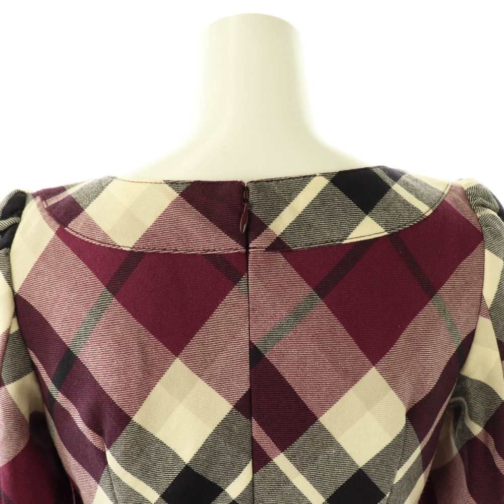 バーバリーブルーレーベル BURBERRY BLUE LABEL ベルト付きウール