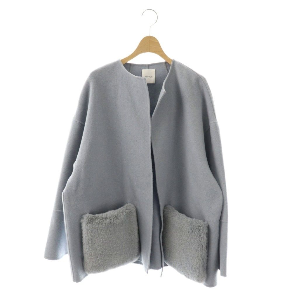 ミラオーウェン Mila Owen 24AW 2WAYファーポケットリバーコート