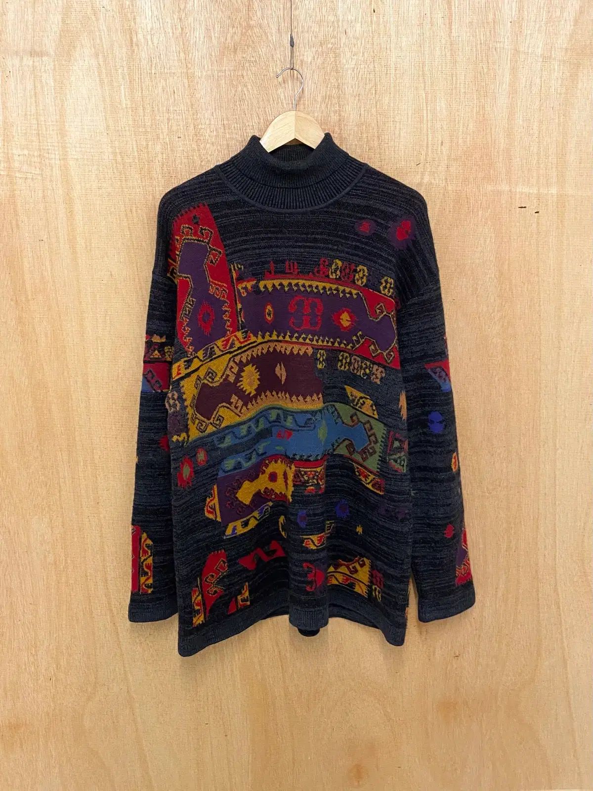 KENZO タートルネック ケンゾーコンポジションKENZO パイル地ニット 