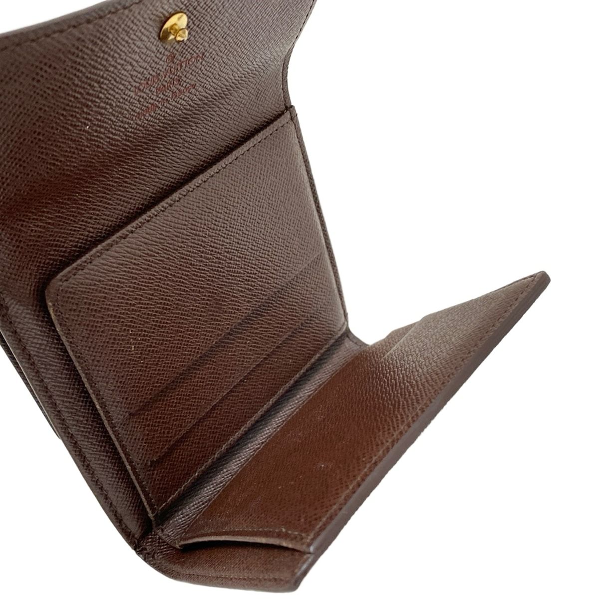 LOUIS VUITTON(ルイヴィトン) Wホック財布 ダミエ ポルトモネビエ