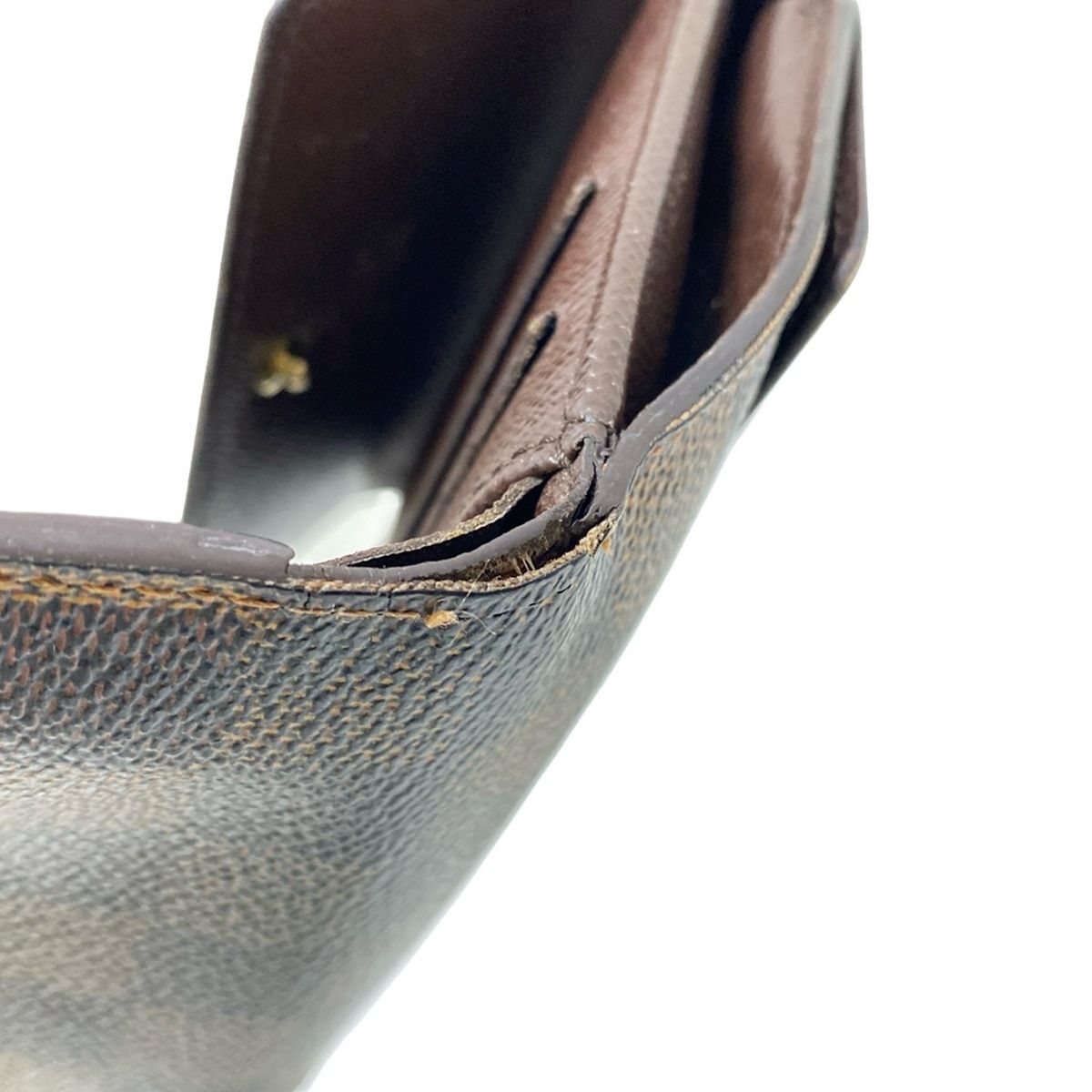 LOUIS VUITTON(ルイヴィトン) Wホック財布 ダミエ ポルトモネビエ