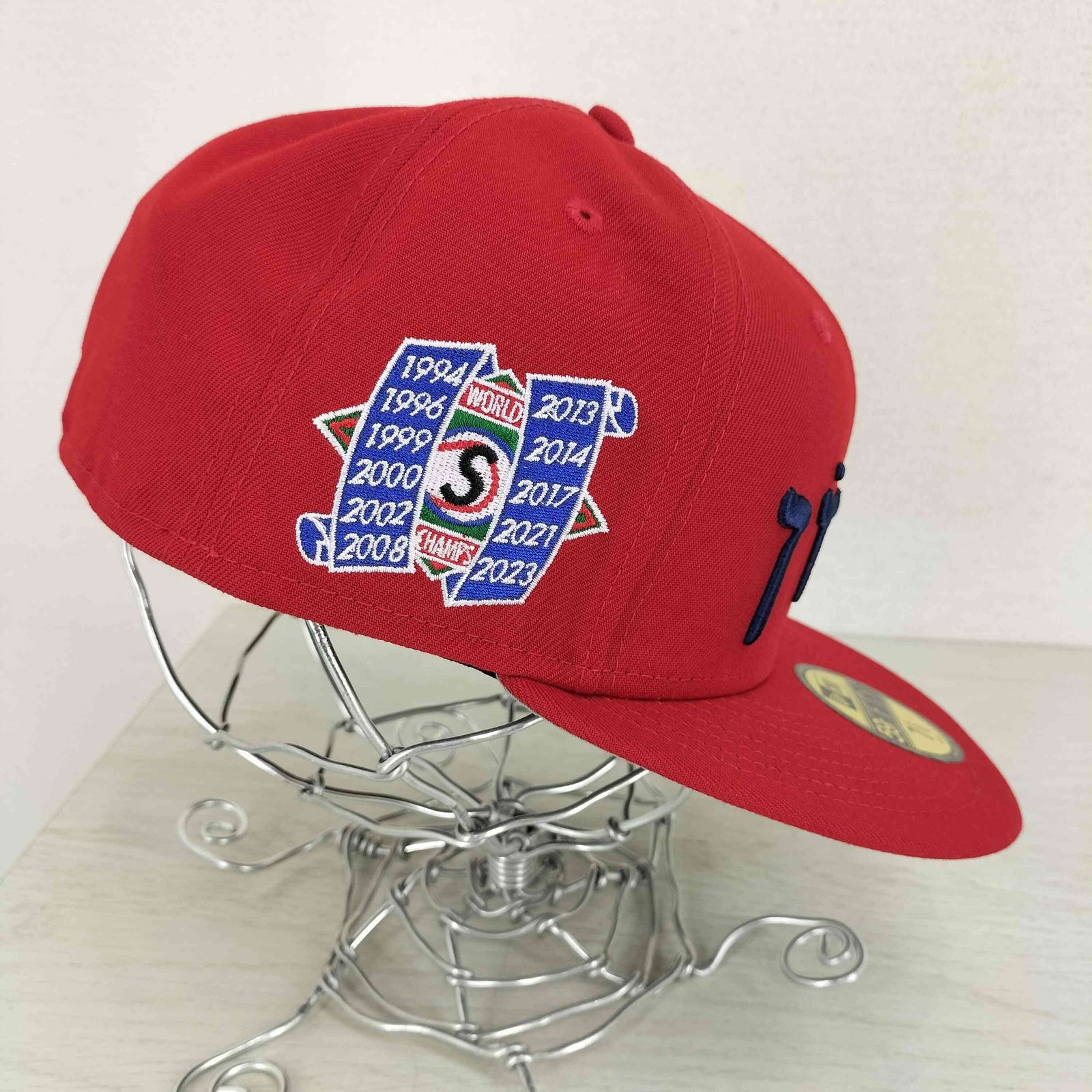 シュプリーム Supreme 23AW Hebrew New Era 59FIFTY 6パネル キャップ 