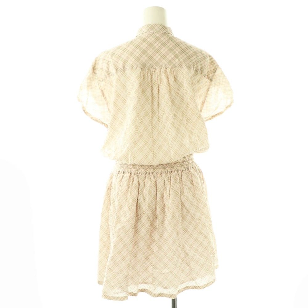 バーバリーブルーレーベル BURBERRY BLUE LABEL シアーチェックフリル