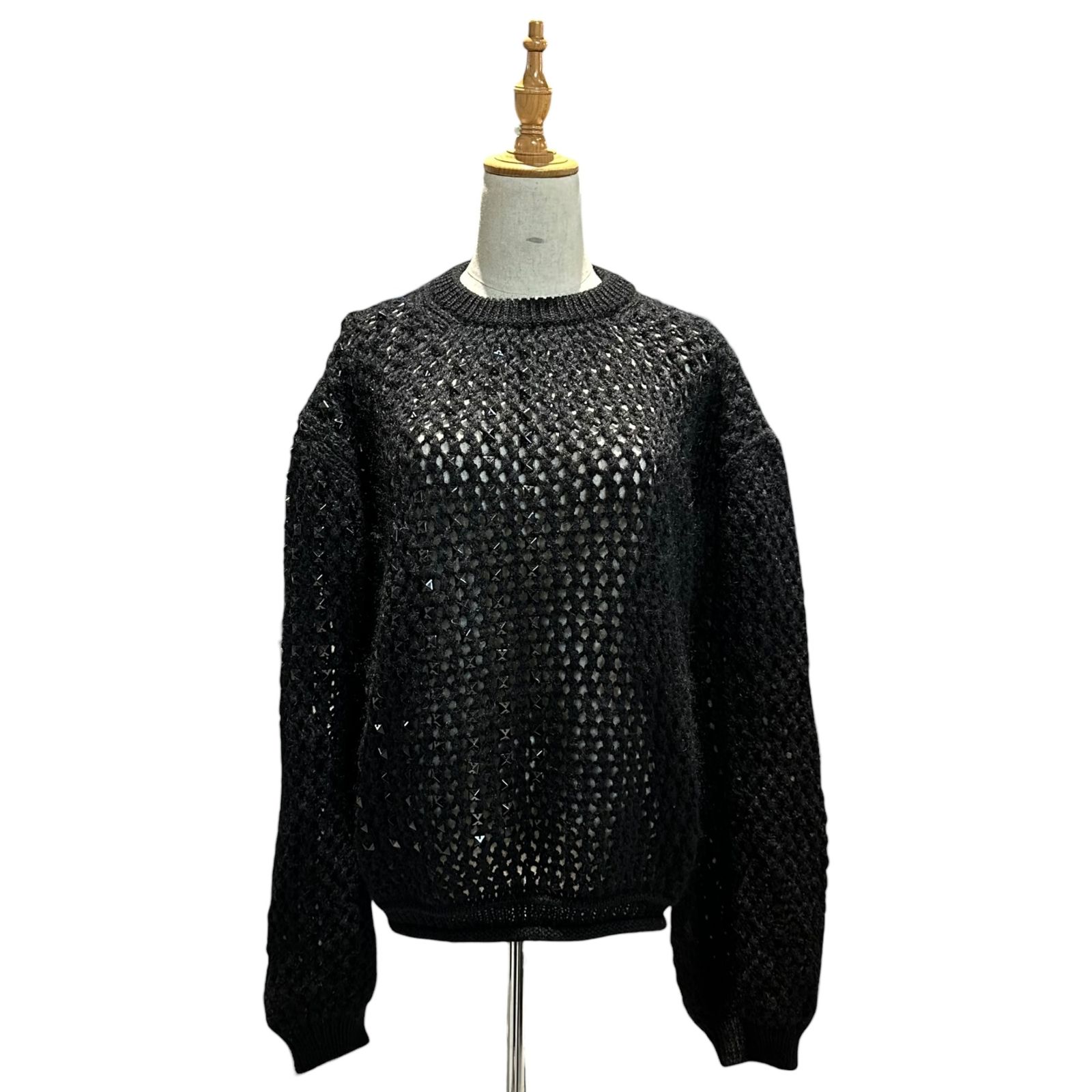 JUNYA WATANABE✳︎クルーネックローゲージニット　S コムデギャルソン JUNYA WATANABE クルーネックローゲージニット S✳︎コムデギャルソン