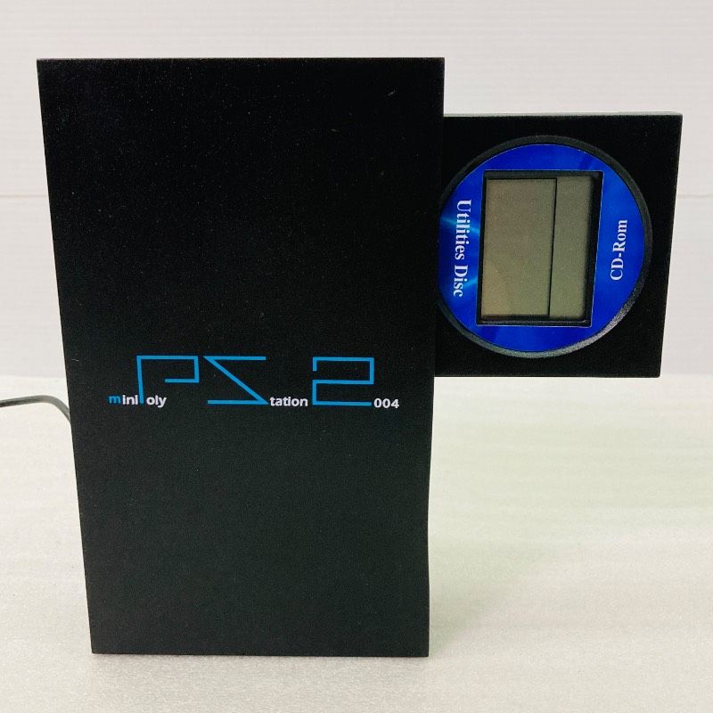 動作確認済み】液晶付ゲーム機 miniPoly Station 2004 ブラック PS2風