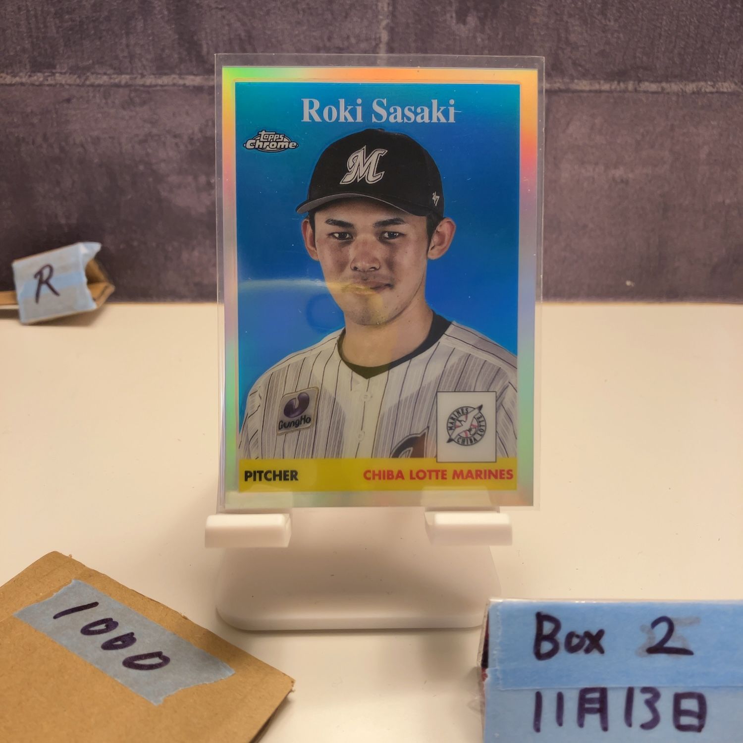 2022 Topps Chrome NPB 佐々木朗希 Roki Sasaki 千葉ロッテマリーンズ