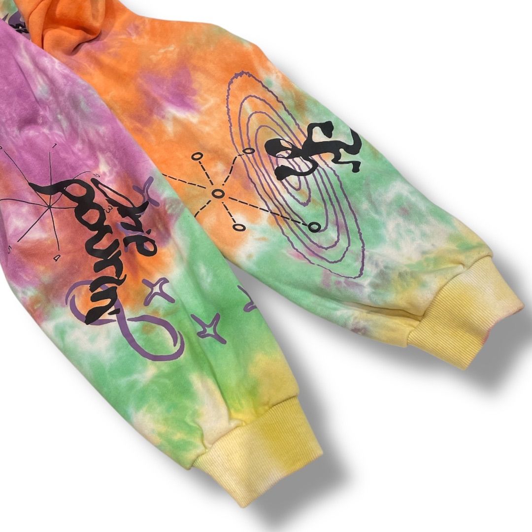 XG PRODUCTS 3 エックスジー Tie-Dye Cropped Hoodie フーディー