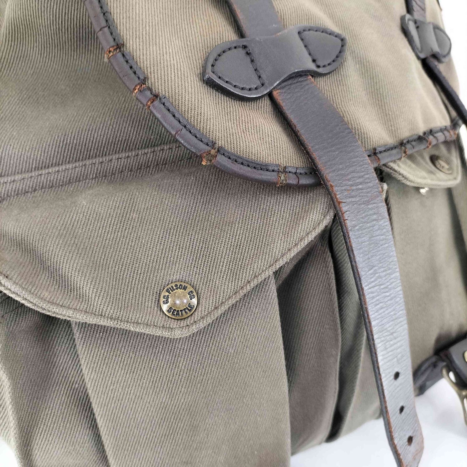 FILSON レザー　キャンバス　バックパック フィルソン FILSON レザー キャンバス バックパック メンズ 表記無