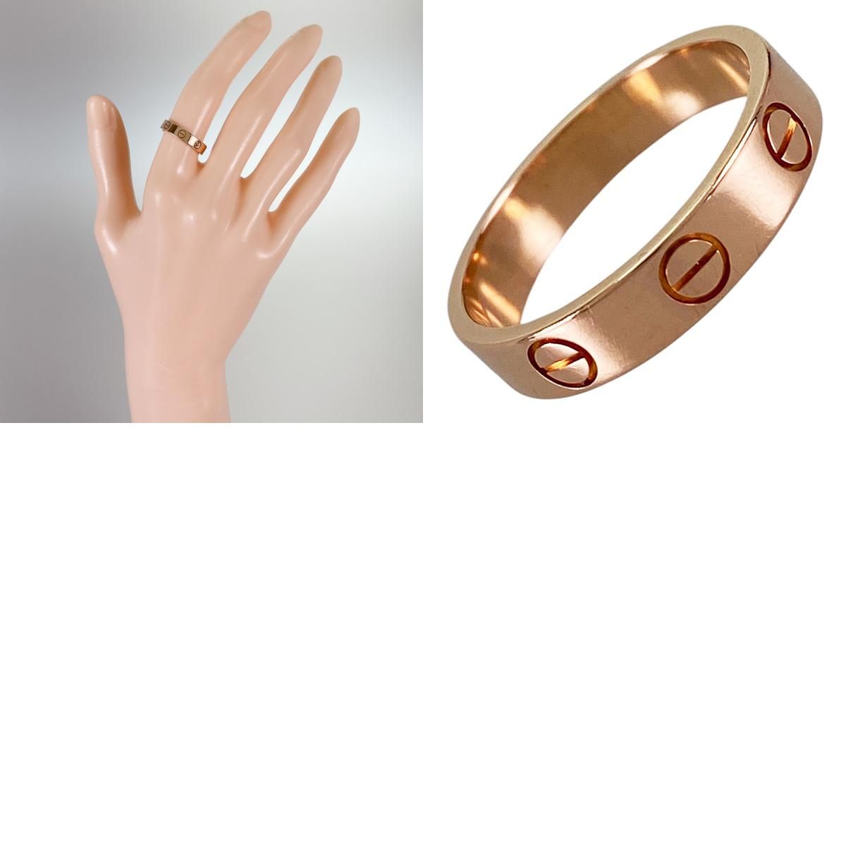 カルティエ Cartier ミニラブ B4085249 K18PG 9号(49) リング sss