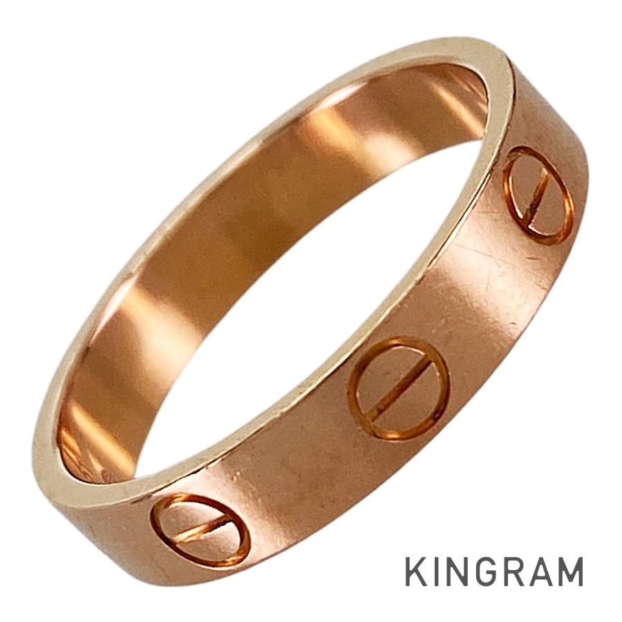 カルティエ Cartier ミニラブ K18PG 11号(51) リング sss【中古