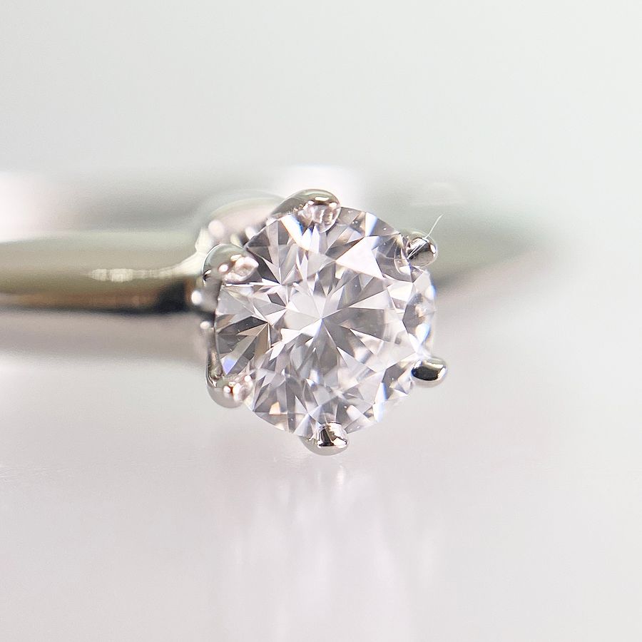 ティファニー TIFFANY&Co. ソリティア Pt950 ダイヤモンド 10号(50