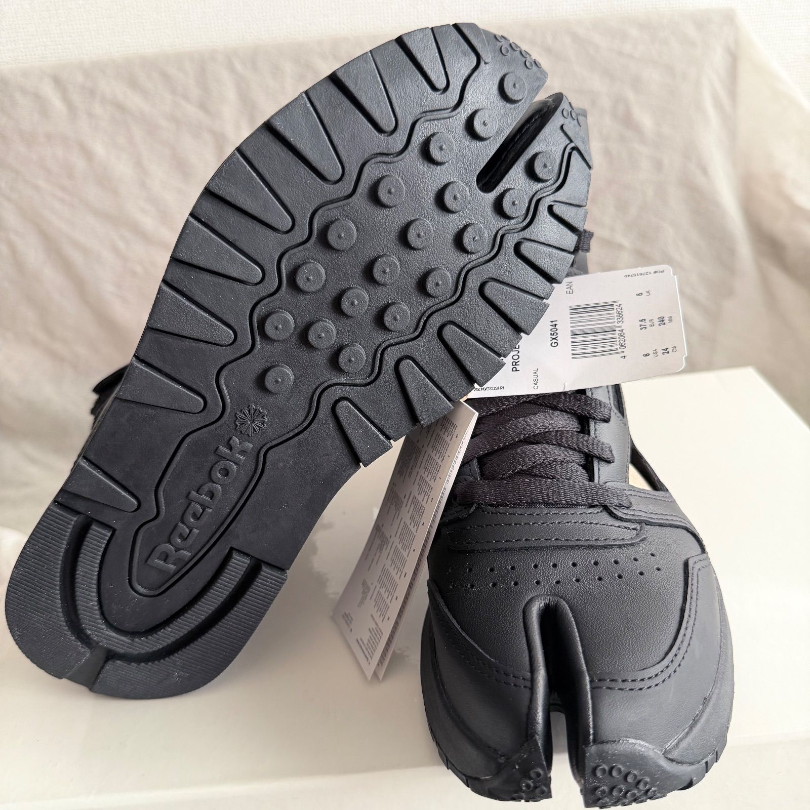 新品未使用】Margiela×Reebok BK タビハイ 37.5/24cm箱袋付き 