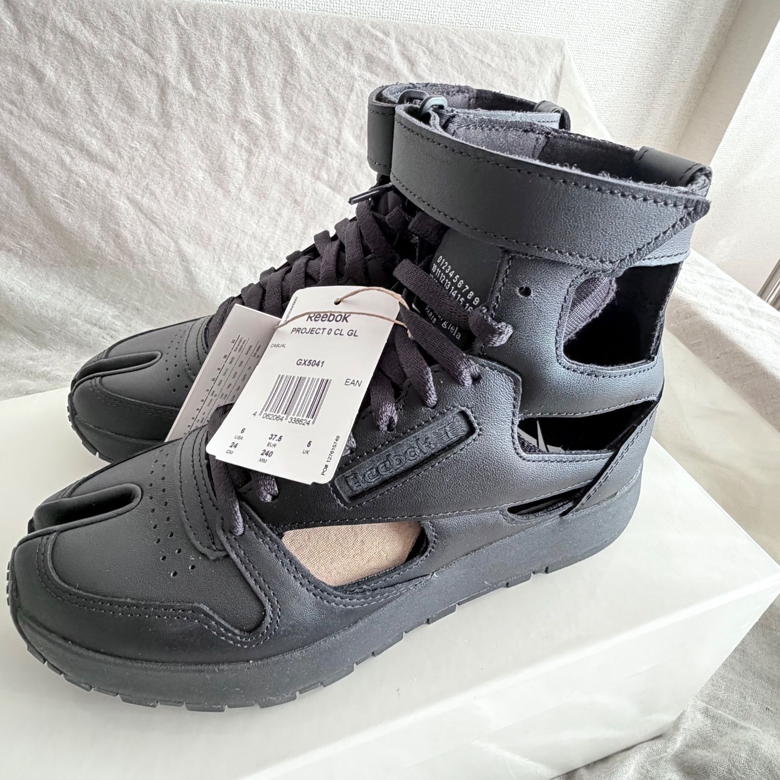 新品未使用】Margiela×Reebok BK タビハイ 37.5/24cm箱袋付き 