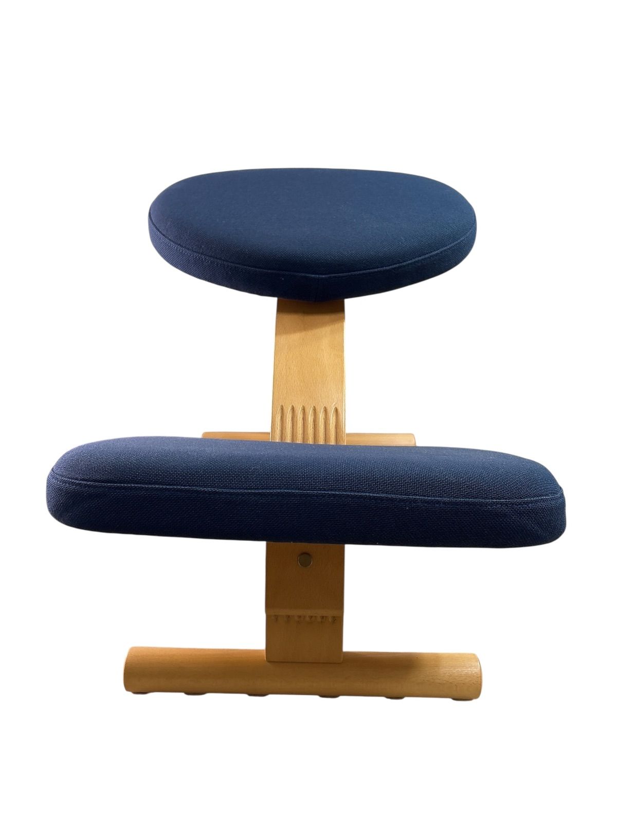 【美品】サカモトハウス バランスチェア イージー ネイビー バランスラボ 椅子 バランスラボ バランスチェア バランスイージー ネイビー 節約 美品 美