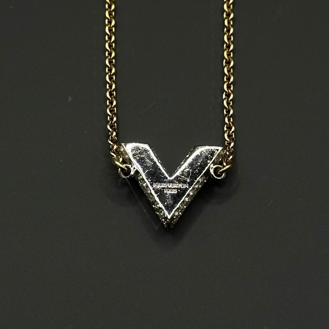 美品】Louis Vuitton エセンシャル V ブレスレット ラインストーン
