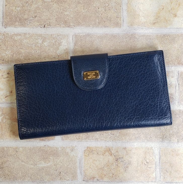 超美品 オールドセリーヌ ☆ ヴィンテージ レザー 長財布