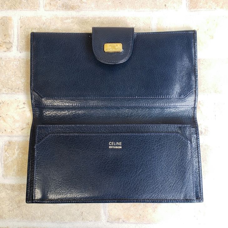 超美品 オールドセリーヌ ☆ ヴィンテージ レザー 長財布