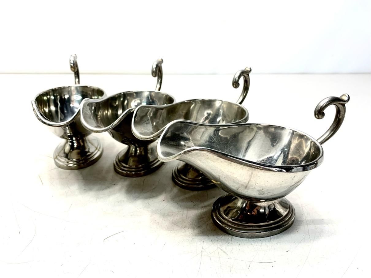 希少 YUKIWA ユキワ カレーポット 4個 ソースポット ステンレス レトロ