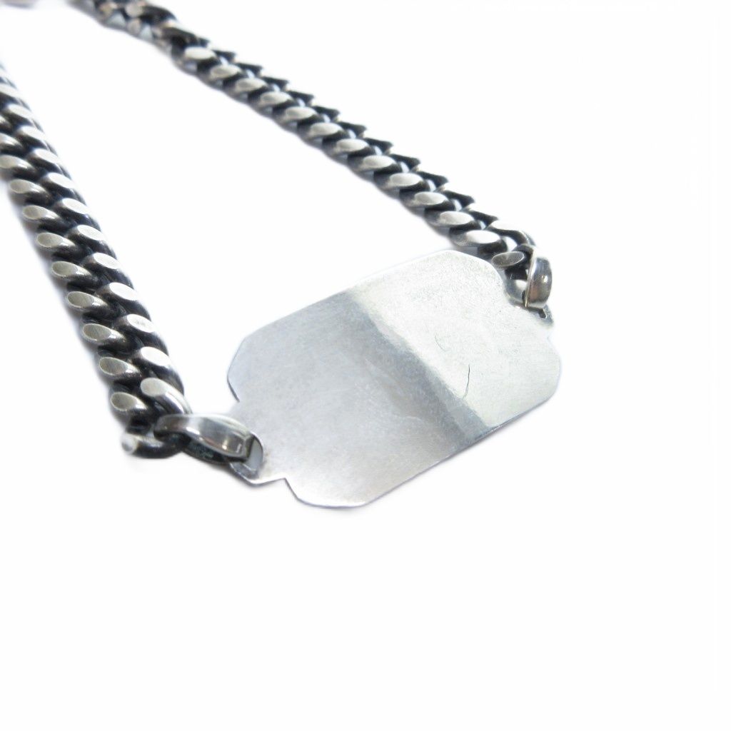 ボタンワークス BUTTON WORKS WAIPER別注 IDブレスレット チェーン