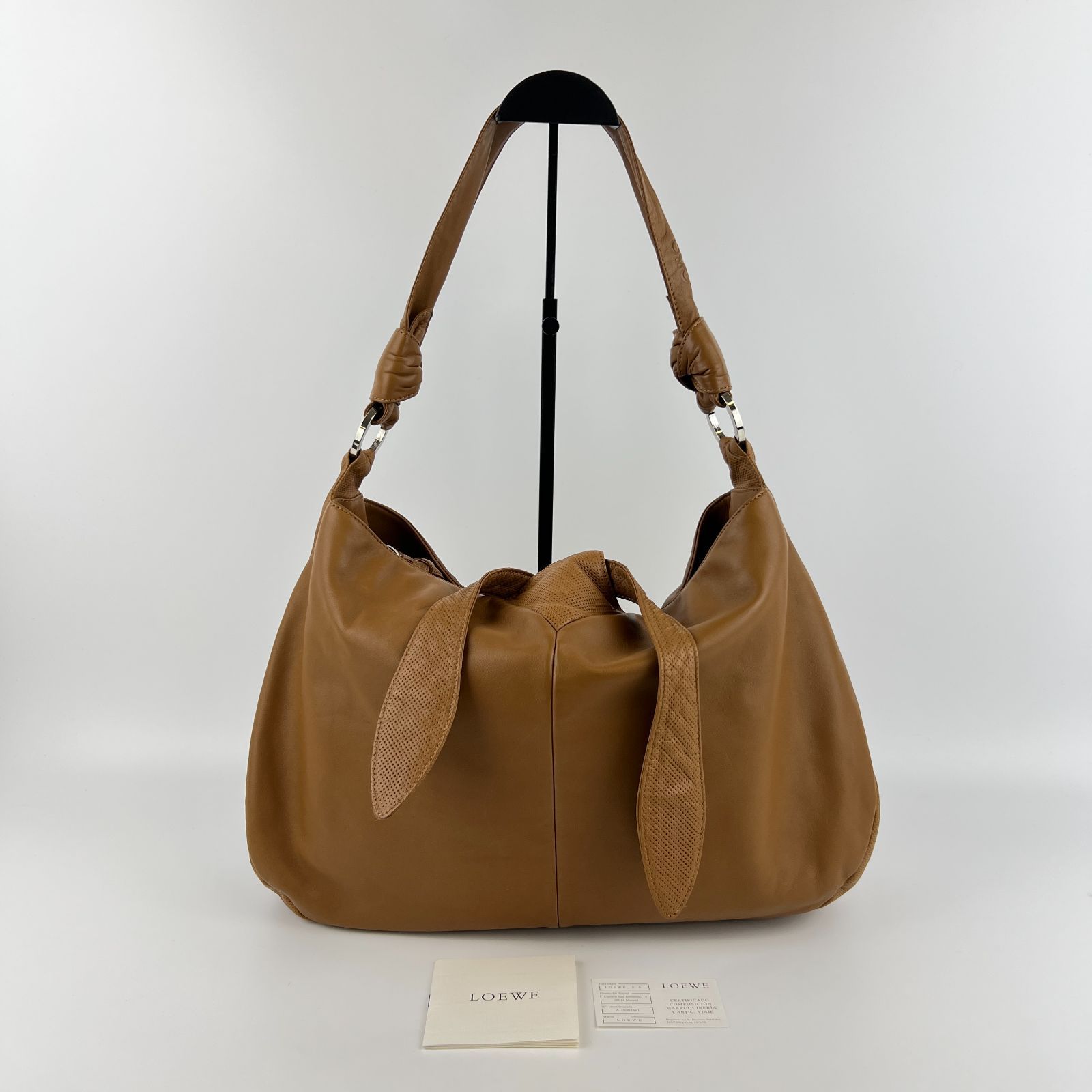 中古】LOEWE ロエベ アナグラム ハンドバッグ ショルダーバッグ 