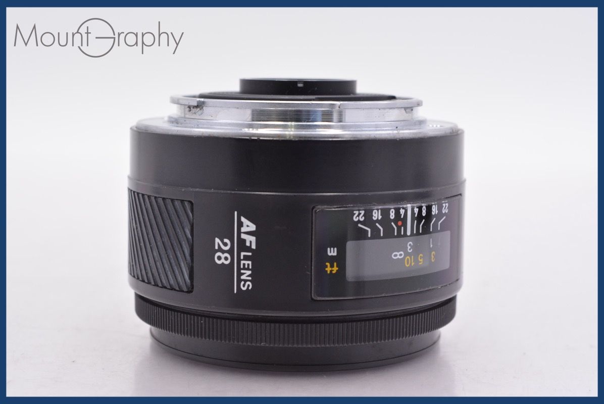 【テスト済】動作◎ Minolta AF 28mm F2 ミノルタ 148 テスト済】動作◎ Minolta AF 28mm F2 ミノルタ 148