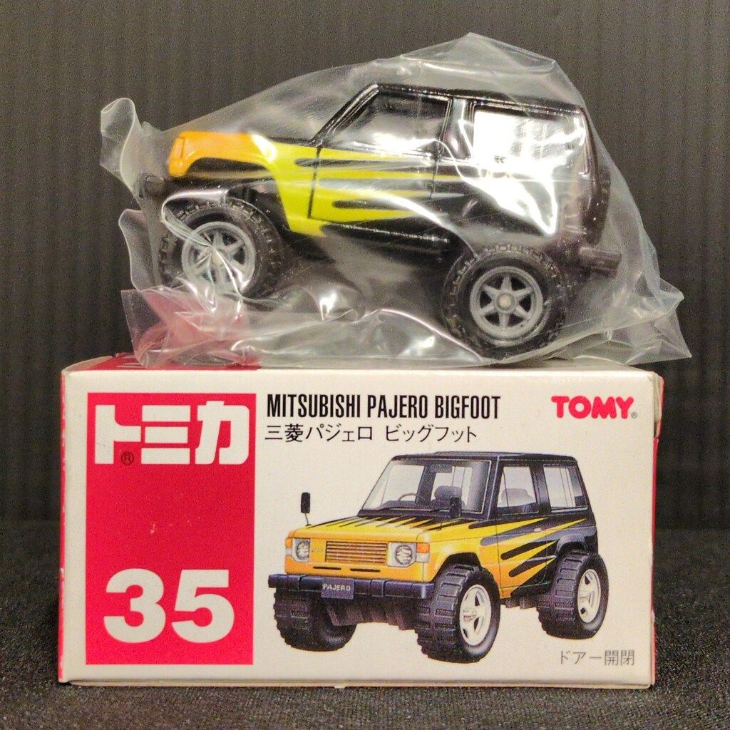 トミー トミカ赤箱中国製 三菱パジェロ ビッグフット 35 - メルカリ