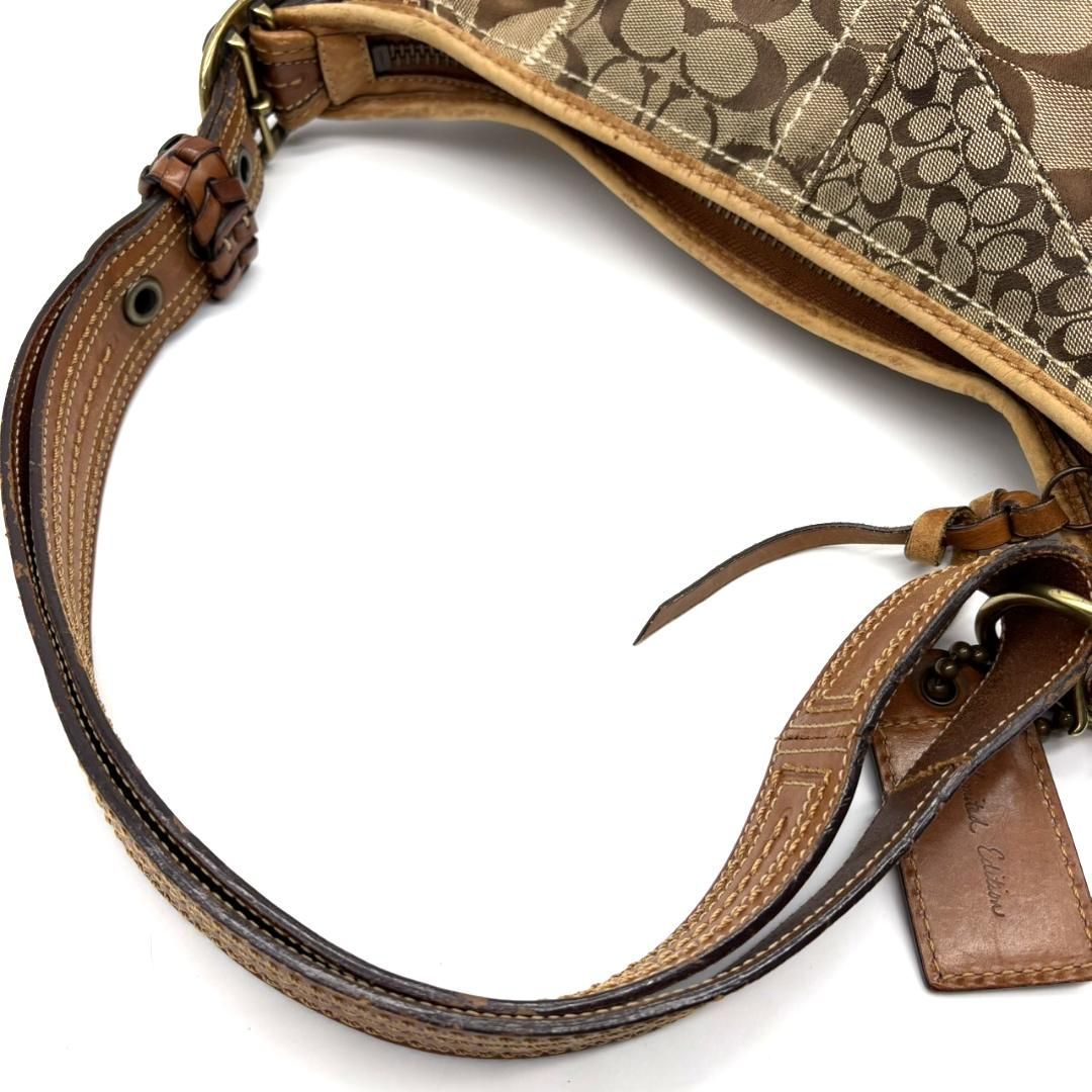 COACH コーチ Y2K パッチワーク シグネチャー バケツ型 ショルダー