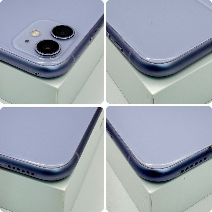 整備済み】iPhone 11 128GB パープル B SIMフリー 動作確認済 初期化済
