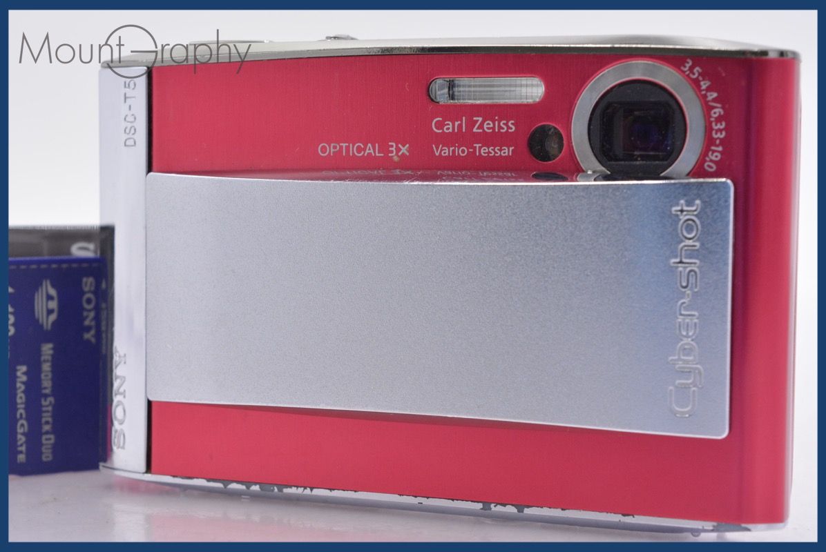 動作保証】 ソニー SONY Cyber-shot DSC-T5 3x バッテリー、メモリー