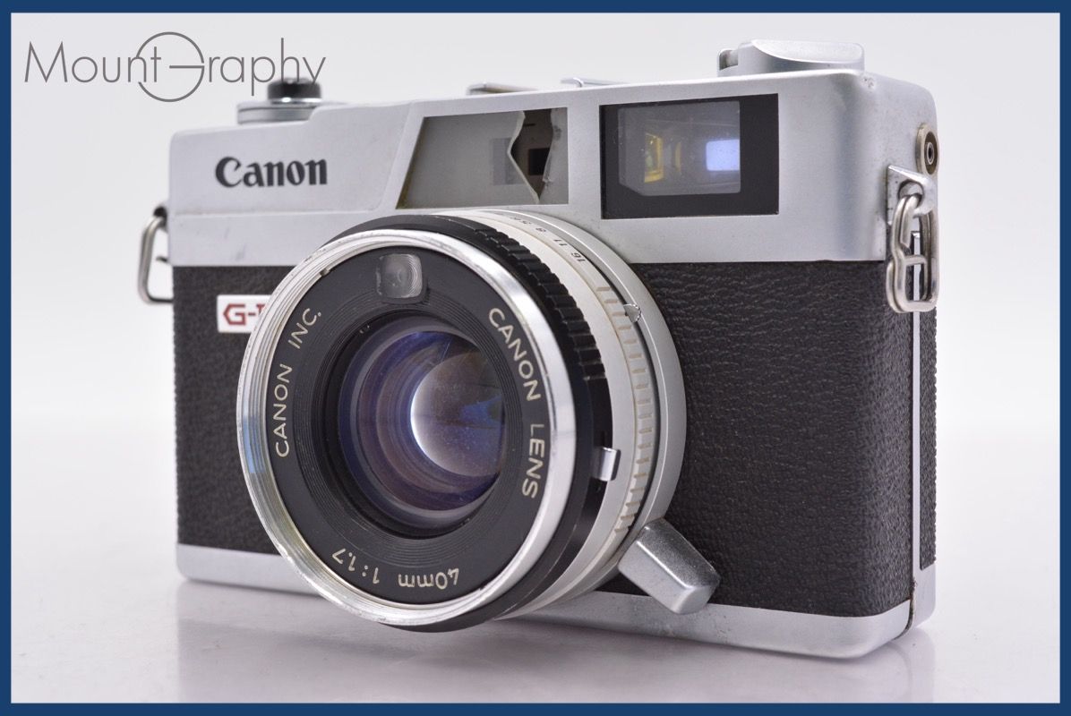 キヤノン Canon Canonet QL17 G-III QL 40mm F1.7 同梱無料 #yk5843