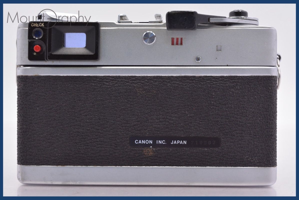 キヤノン Canon Canonet QL17 G-III QL 40mm F1.7 同梱無料 #yk5843