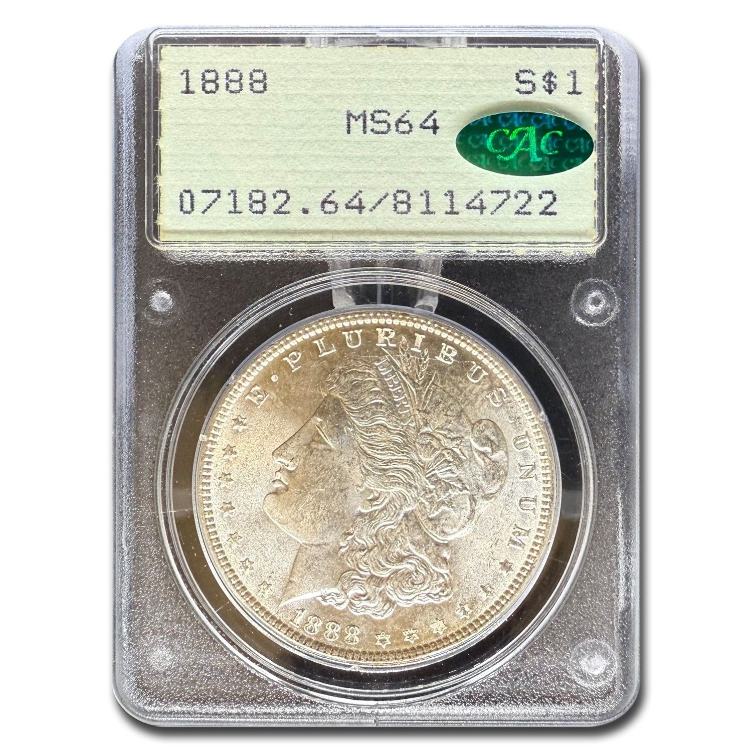 1888年モルガン・ダラー MS-64 PCGS CAC (ラトラー) - メルカリ