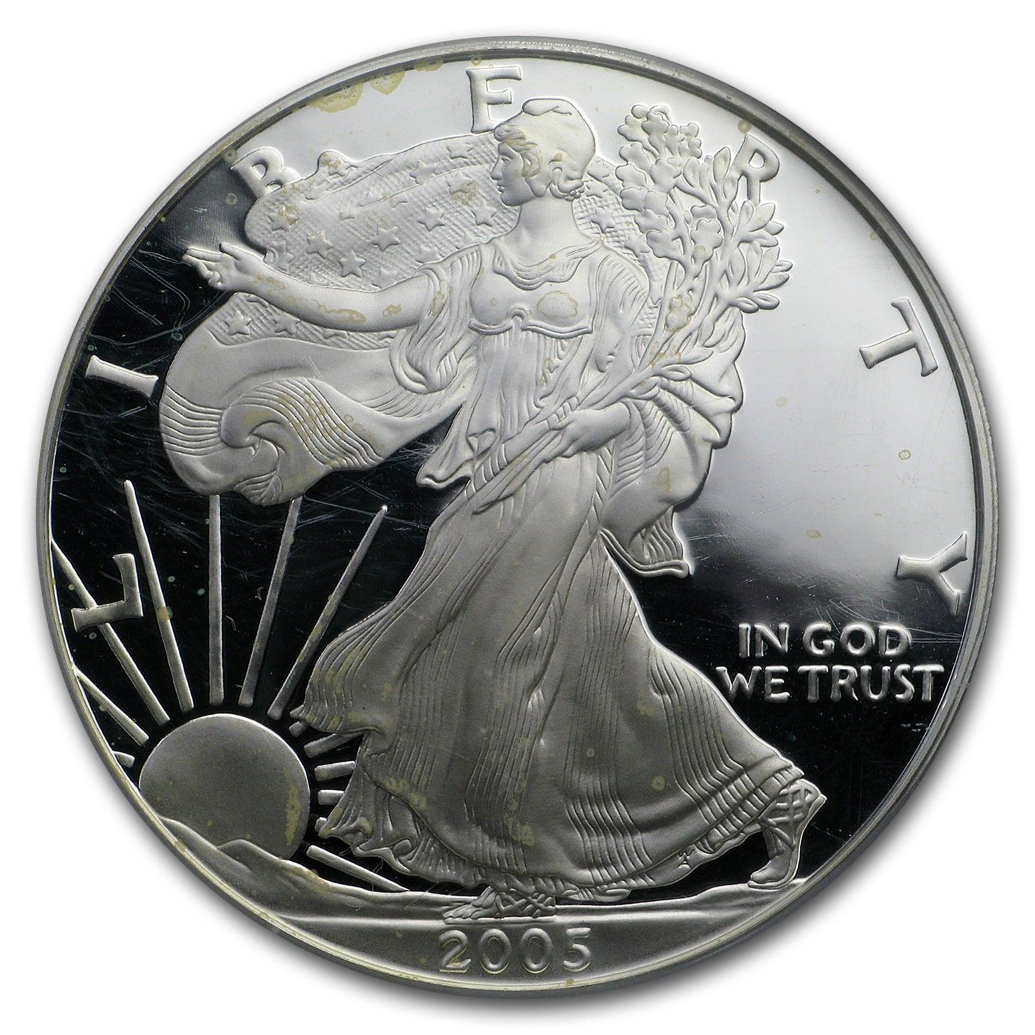 2005-W プルーフ アメリカン シルバー イーグル PR-69 PCGS (FS