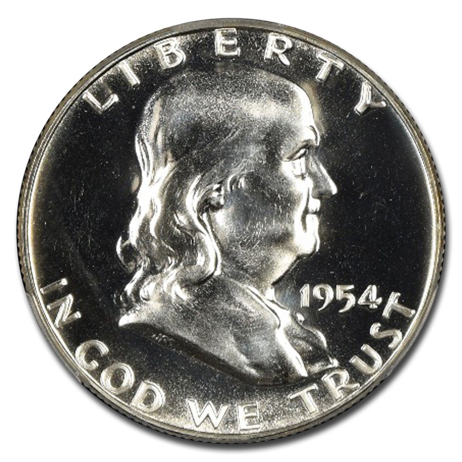 1954年 フランクリン ハーフダラー PR-66 PCGS - メルカリ