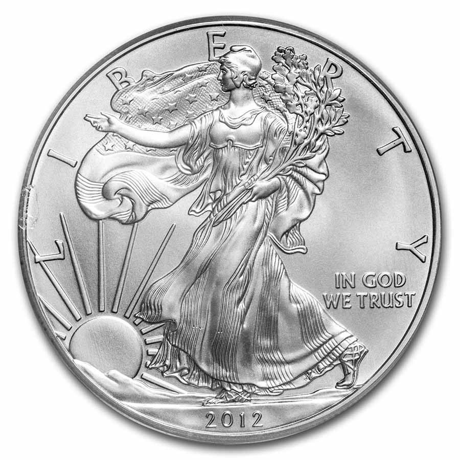 2012年 (W) シルバーイーグル MS-69 PCGS (ウェストポイントラベル