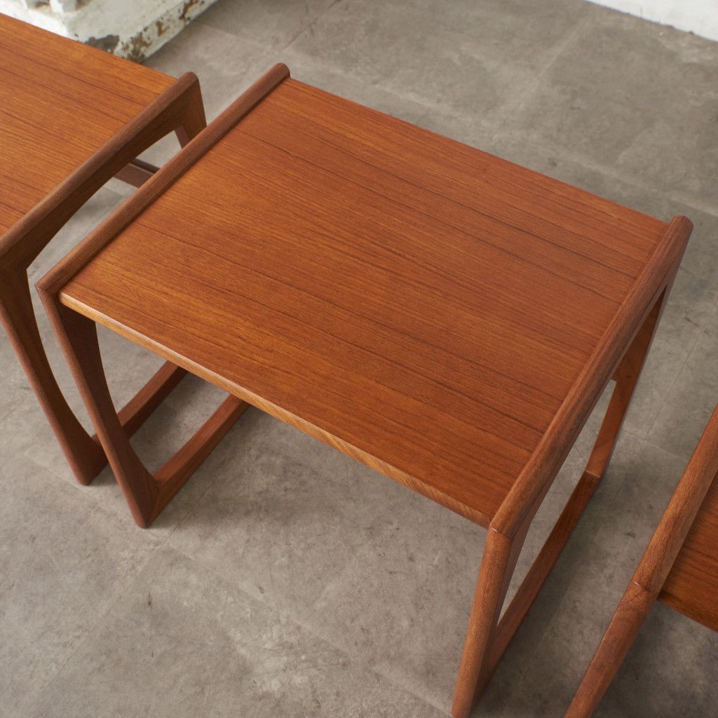 G-PLAN Quadrille ネストテーブル ヴィンテージ チーク 英国