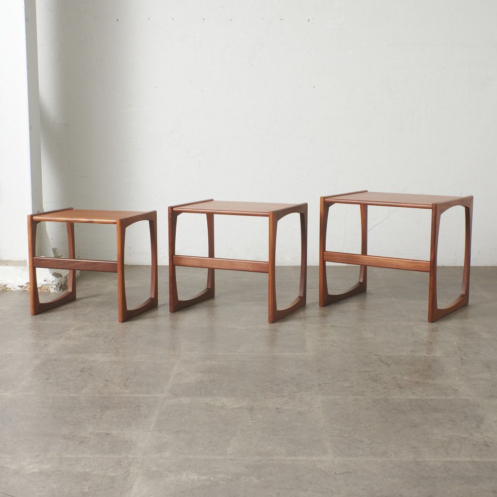 G-PLAN Quadrille ネストテーブル ヴィンテージ チーク 英国