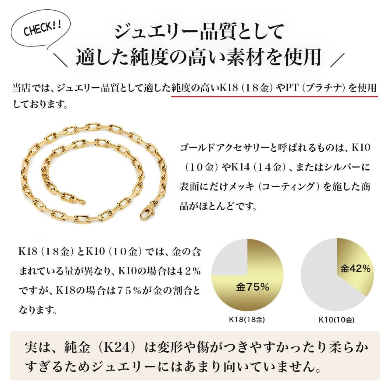 K18 極太ネックレス K18ネックレス スパルタカス ミラーノ サントス 