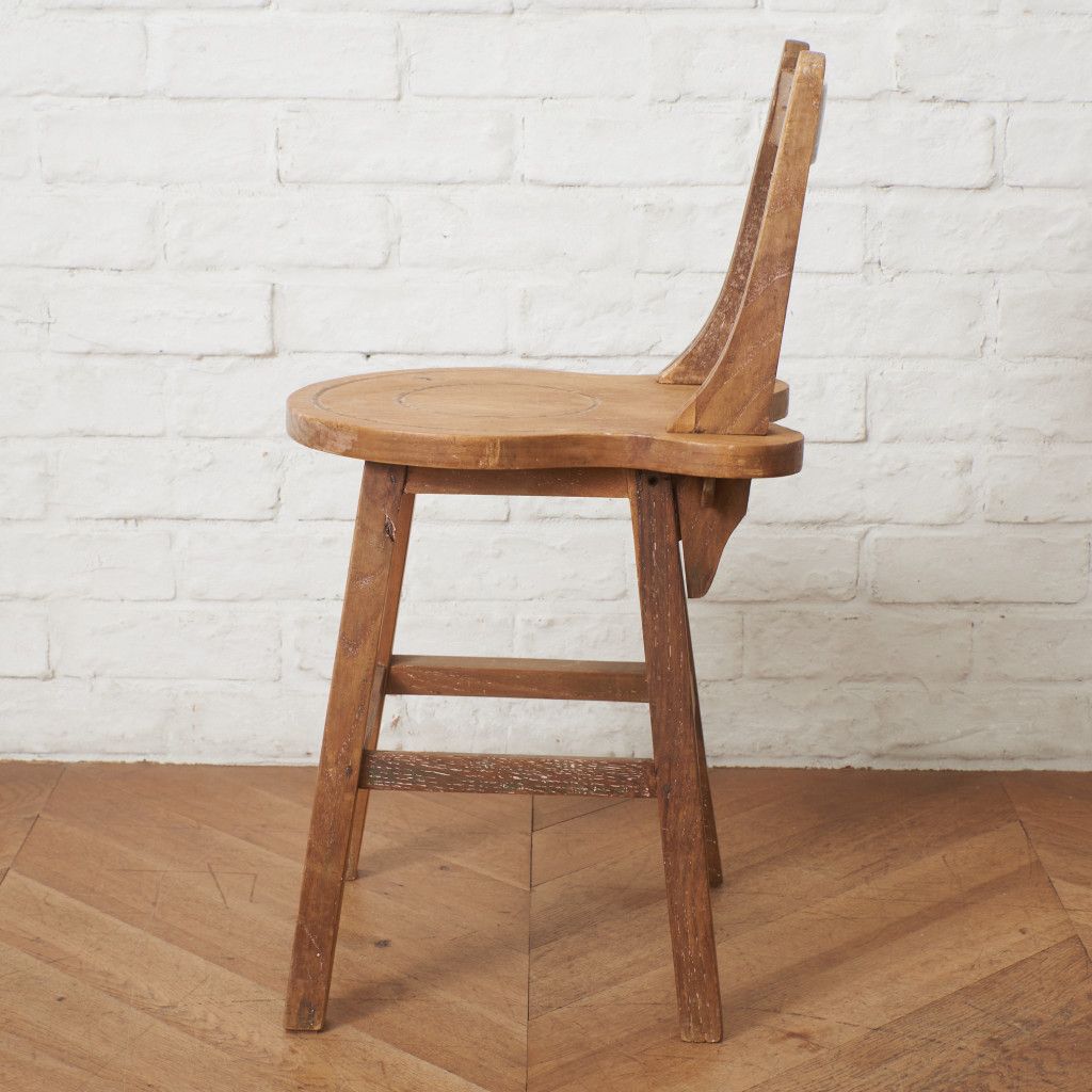 英国 アンティーク キッチンチェア エルム 無垢材 チェア 椅子